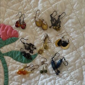 Elegant Mixed Color Earrings Set. A steal at this price for bundle.